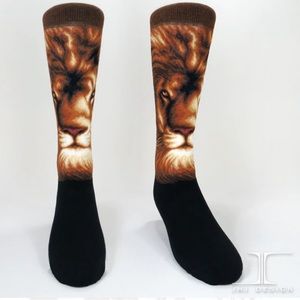 JHJ Design Art of Wearing Socks Men’s Wild Life - Lion Socks. NWT